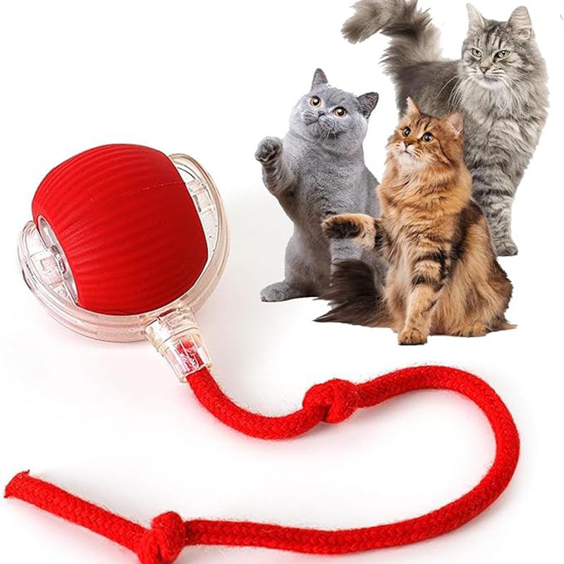 Rechargeable Automatic Rolling Cat Ball Toy