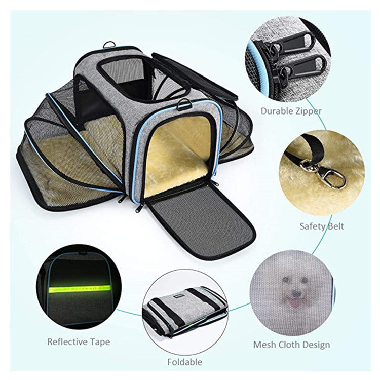 Expandable Airline-Approved Soft Pet Carrier