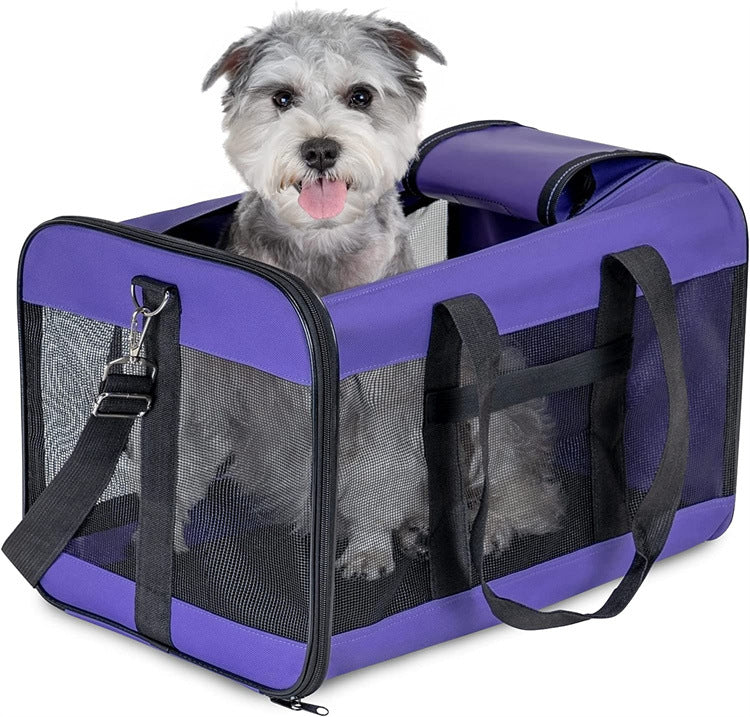 Foldable Breathable Pet Travel Carrier Bag
