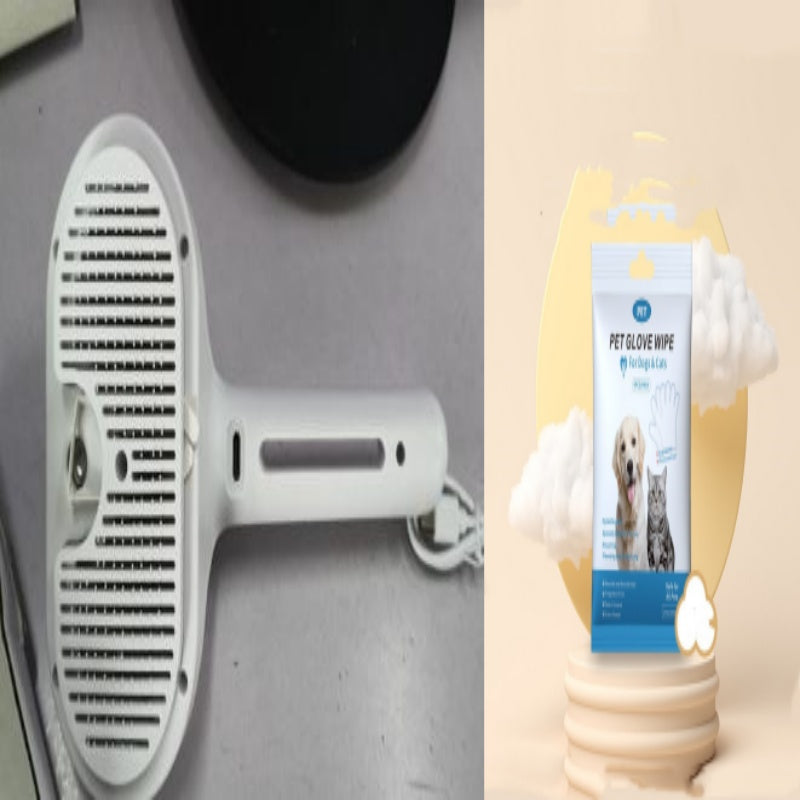 Self-Cleaning Pet Grooming Comb with Mist