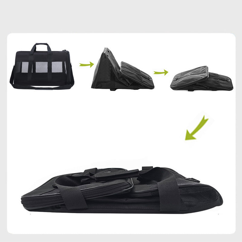 Foldable Breathable Pet Travel Carrier Bag