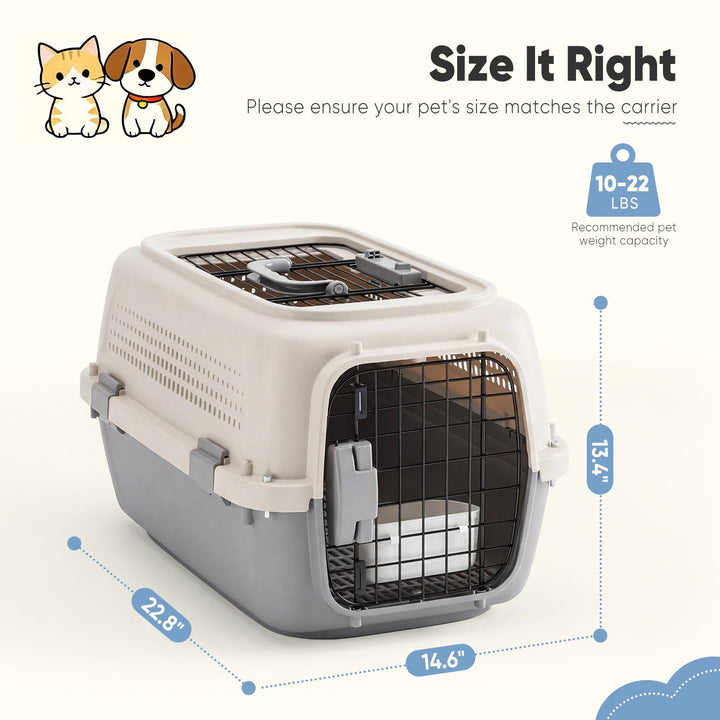 Airline-Approved Pet Carrier for Small Dogs & Cats