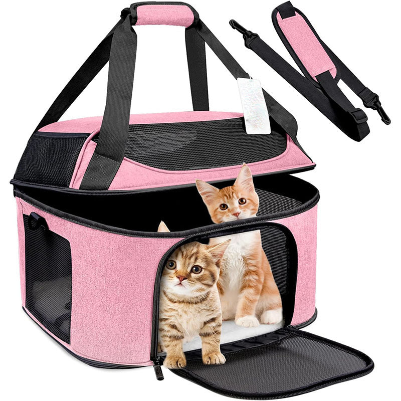 Breathable Pet Backpack Carrier for Small Dogs & Cats