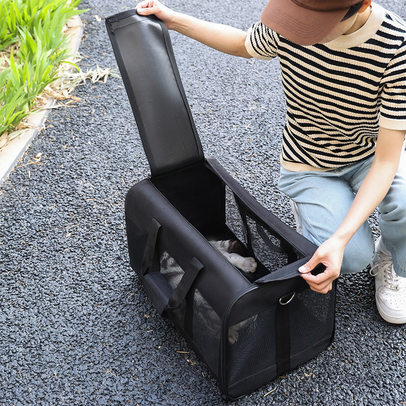 Foldable Breathable Pet Travel Carrier Bag