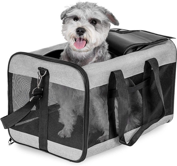 Foldable Breathable Pet Travel Carrier Bag