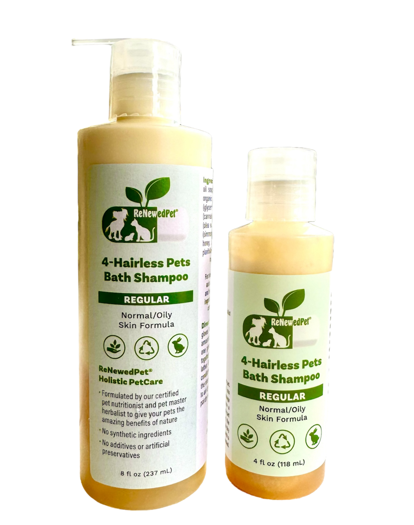 4-HAIRLESS PETS PETS REGULAR SHAMPOO & CONDITIONER