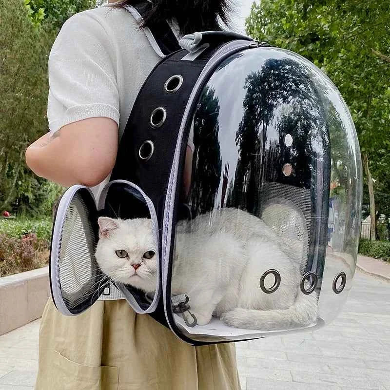 Space Capsule Pet Backpack – Ventilated Travel Carrier