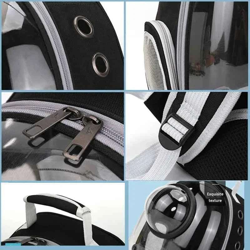 Space Capsule Pet Backpack – Ventilated Travel Carrier