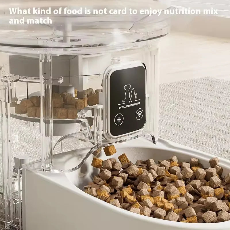Automatic Dog Cat Feeder Smart Timer Quantitative App Remote Control