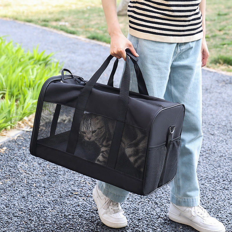 Foldable Breathable Pet Travel Carrier Bag