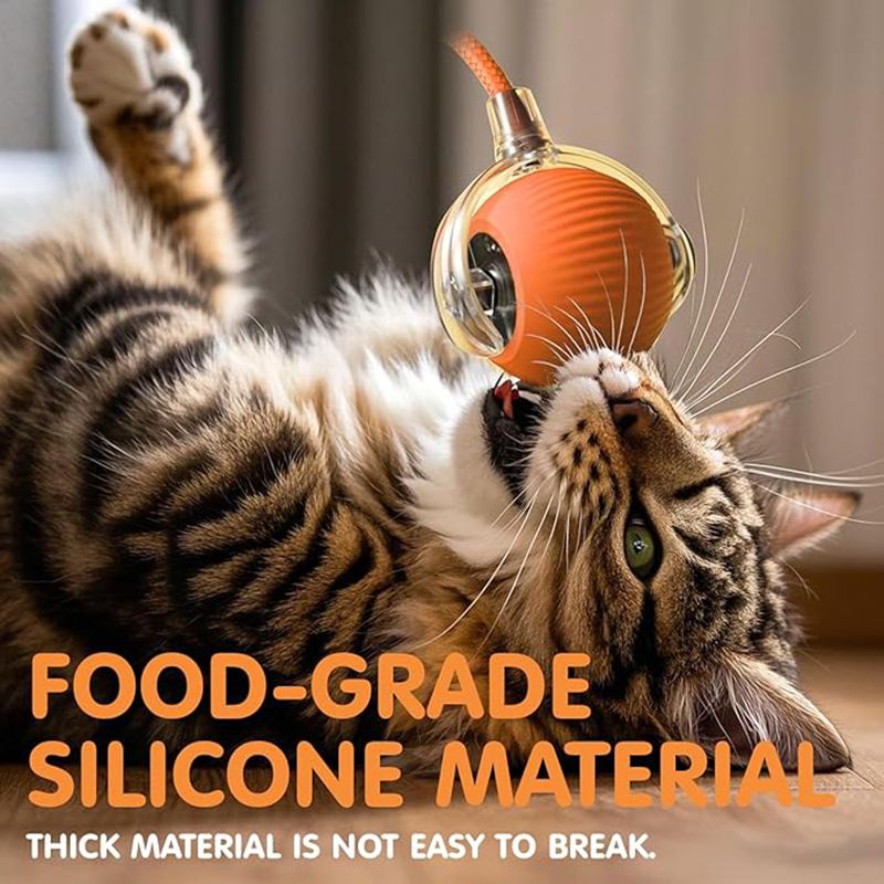 Rechargeable Automatic Rolling Cat Ball Toy