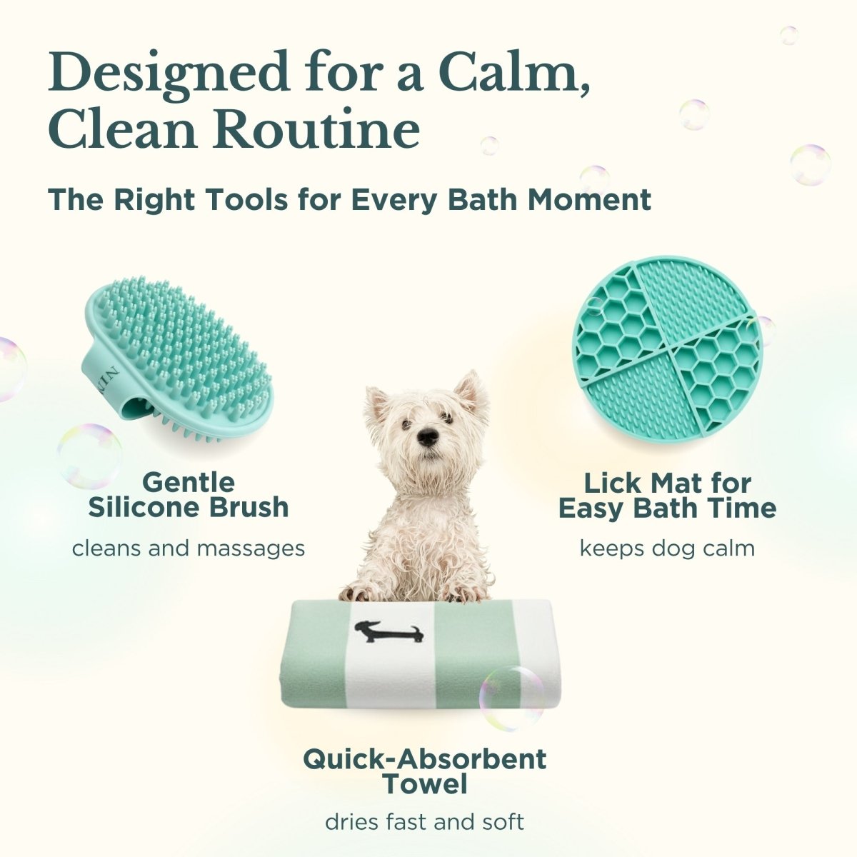 Bath Kit for Dogs – Grooming Set