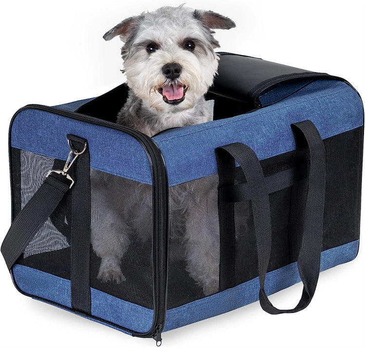 Foldable Breathable Pet Travel Carrier Bag