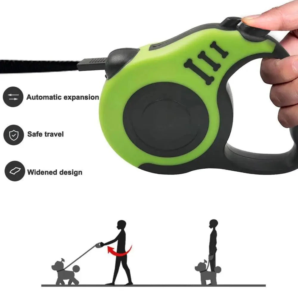 Automatic Retractable No-Tangle Dog Leash