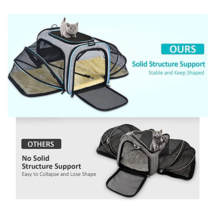 Expandable Airline-Approved Soft Pet Carrier