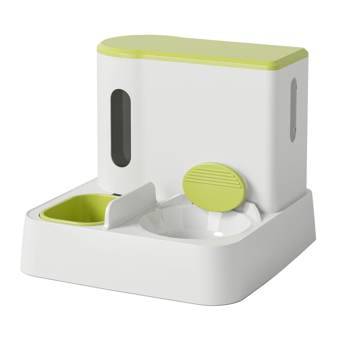 Cat Automatic Pet Feeder Water Dispenser Integrated Double Bowl Drinking Pet