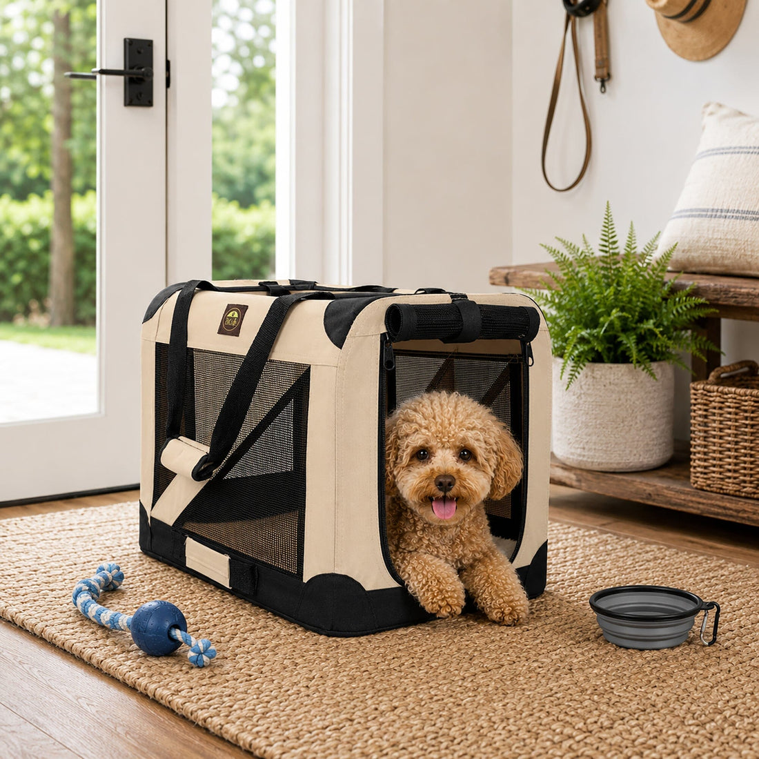 Pet Life 360° Vista View Folding Pet Dog Crate Carrier