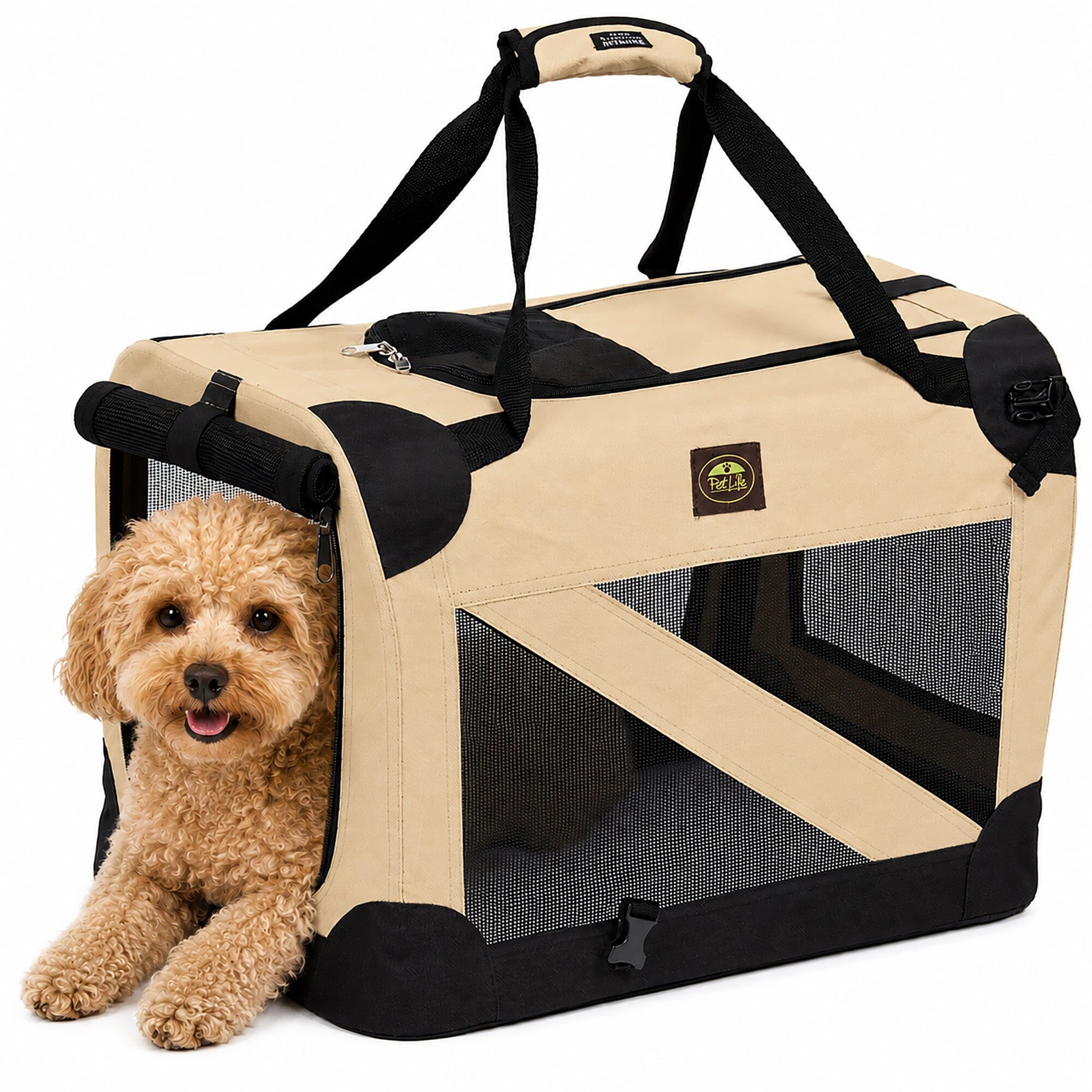Pet Life 360° Vista View Folding Pet Dog Crate Carrier