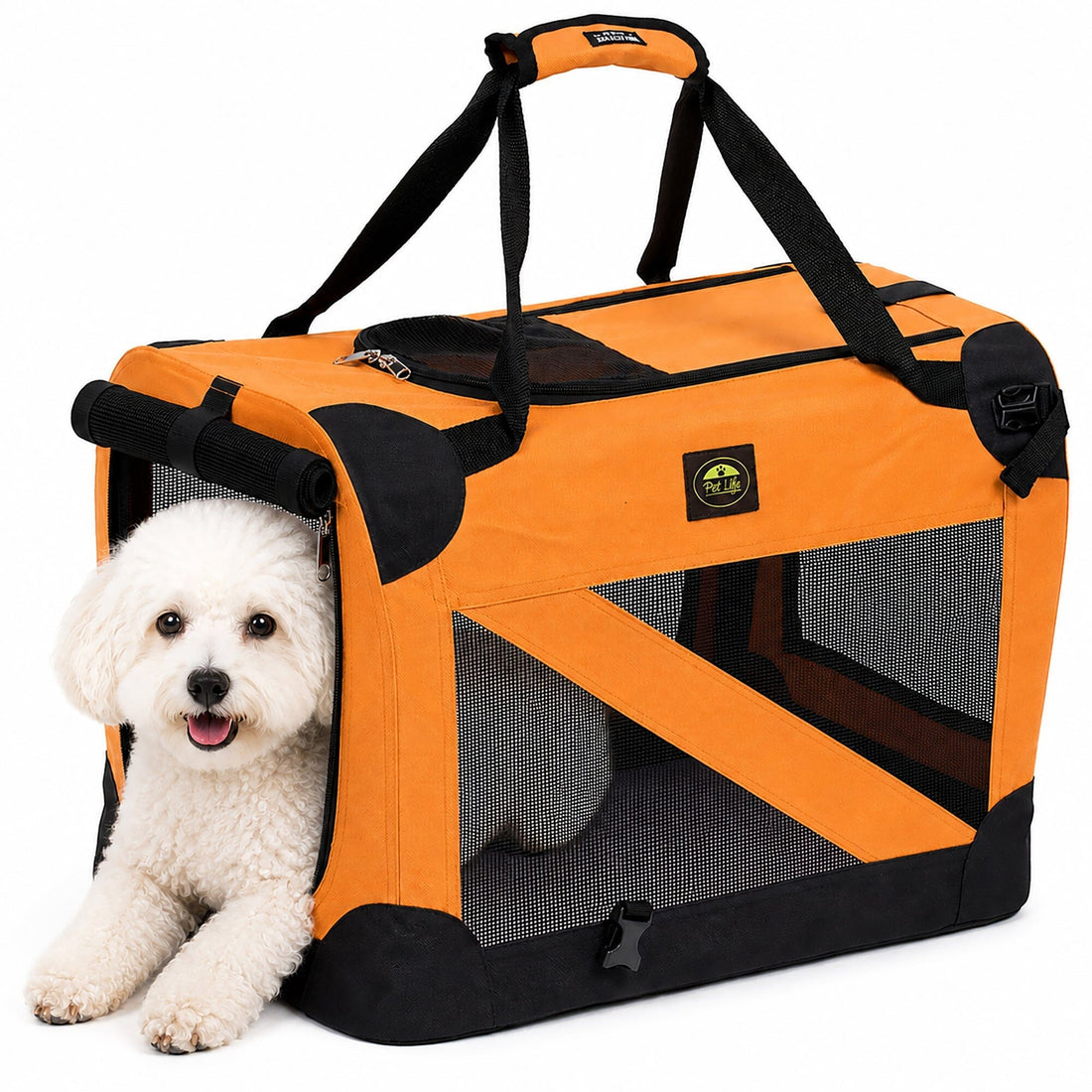 Pet Life 360° Vista View Folding Pet Dog Crate Carrier